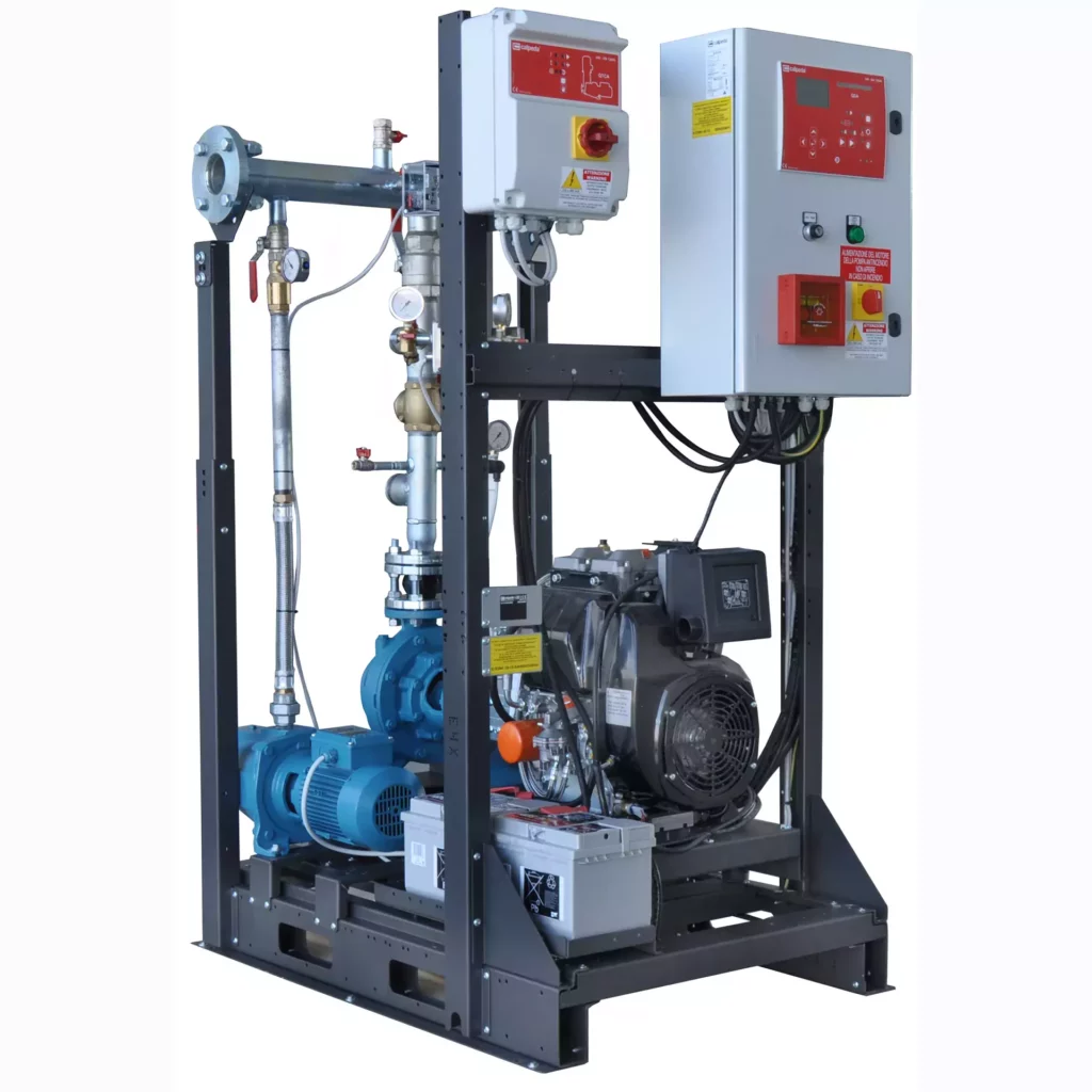 EJ_DJ UNI-EN 12845 units for feeding fire-extinguishing systems